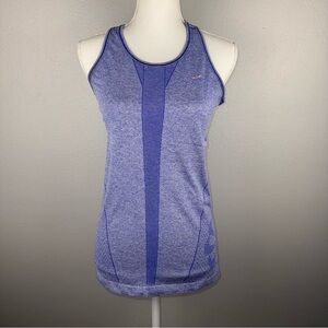 Nike DRI-FIT Women’s M Running Tank Top Blue Reflective Details Workout Gym